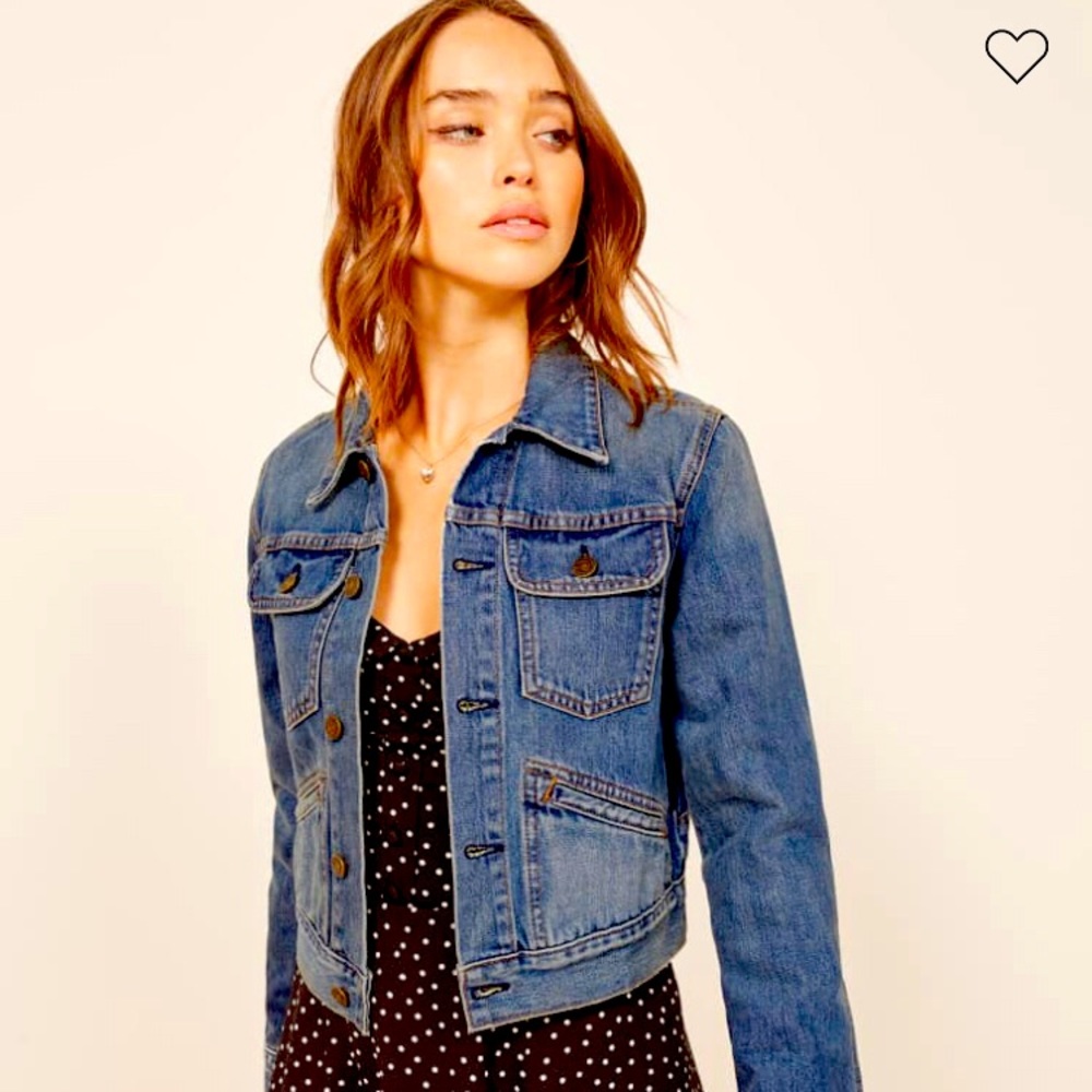 Reformation Dixon Denim Jacket NWT